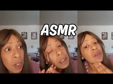 POV: A INFLUENCER QUE SÓ TEM 5 MINUTOS PARA SE PREPARAR #asmrroleplay #asmrbr