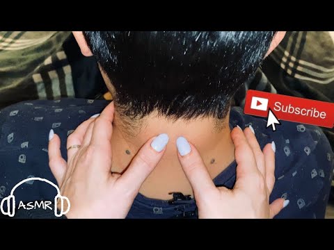 ASMR⚡️Gentle and relaxing nape scratching! (LOFI)