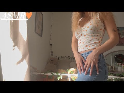 ASMR| Fast and Aggressive Fabric Scratching with Acrylic Nails 💅🏼- (Full body)