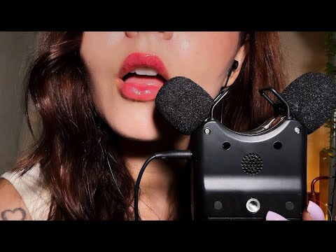 ASMR- Fazendo CARINHOS no seu rosto com SONS DE BOCA 💋 