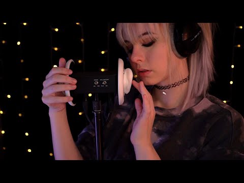 ASMR | super sensitive light ear massage & attention - no talking, rain