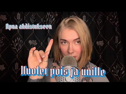 ASMR Suomi - Autan sua nukahtamaan 😴