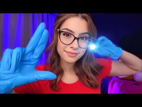 ASMR Examen Du Visage et La Peau 😊 Examen de la Vue, Attention Personelle, Medical Roleplay ♡