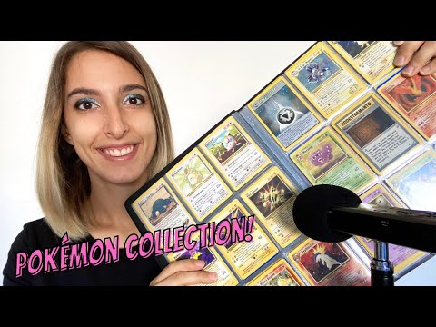 TI RILASSO CON LA MIA COLLEZIONE DI CARTE POKÉMON RARE ANNI 90! 💤 SOFT SPOKEN | ASMR ITA