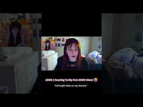 ASMR | Reacting To My First ASMR Video! 😂 ─♡─ #asmr #asmrroleplay #comedyasmr