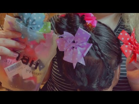 ASMR| Hairstyling, braiding, brushing & hair playing with accessories| no talking (requested)