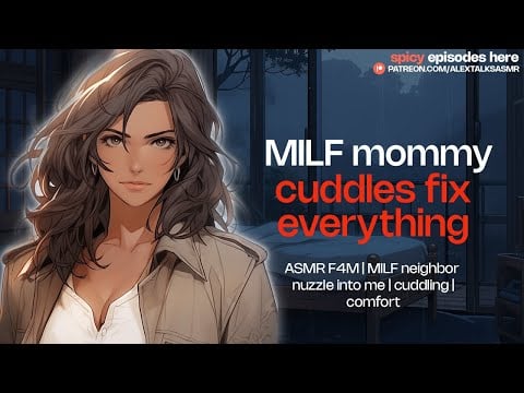 [F4M] MILF neighbor comforts you to sleep [good boy] [nuzzle me] [whispering] [rain]