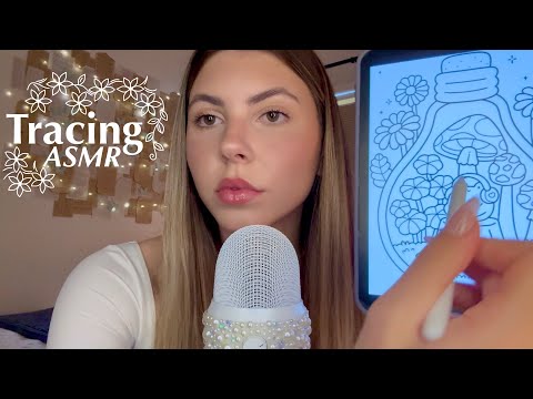 ASMR Tracing & Personal Attention (w/ guess the word) ☆