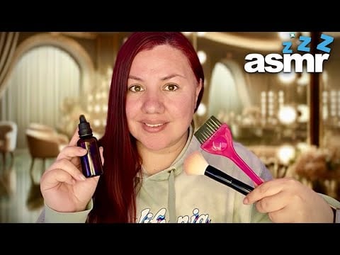 ASMR RolePlay Atencion Personal VIP:  Maquillaje, Avión Privado & SPA de Lujo