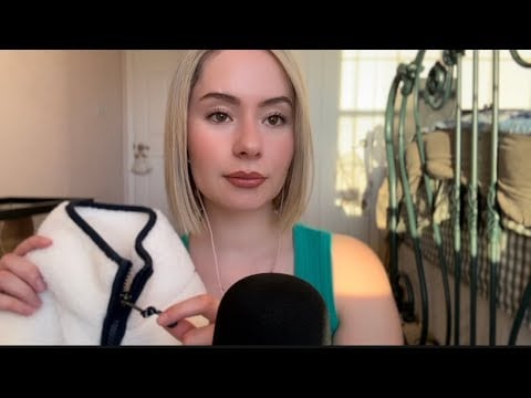zipper sounds and sensitive whispers asmr 😴