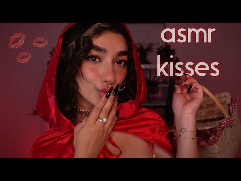 ASMR • Giving You a Basket Full of Kisses 💋(lens smooches)