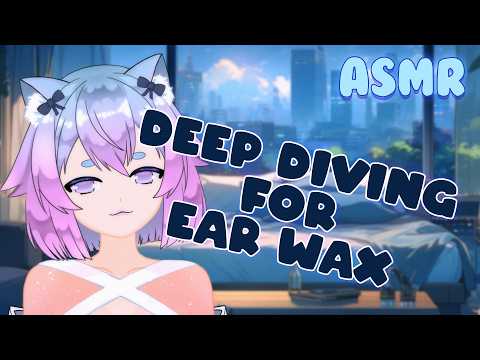 ASMR👂🏼Deep Diving for Ear Wax [Ear Cleaning, Otoscope, Gloves]