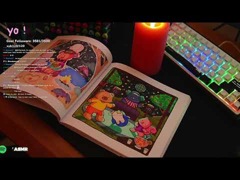 1H30 ASMR  : COLORIAGE ET DISCUSSION ! (NO PUB)