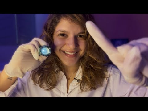 ✨ASMR✨EXAME DE NERVOS CRANIANOS COMPLETO E DETALHADO 