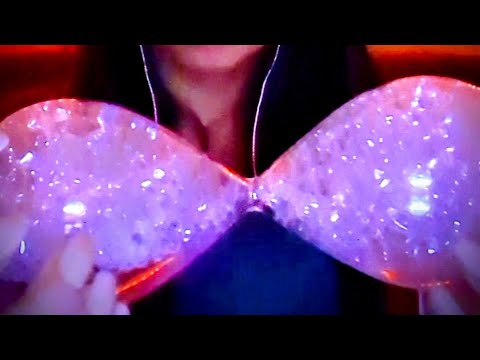 ASMR Satisfying Tingles Fast,  Purple  Water Hourglass, Water Sounds & Glass Tapping Triggers ⏳💜😌