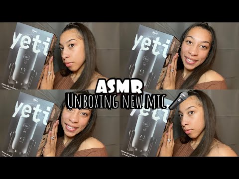 ASMR Unboxing New Blue Yeti Mic 🎤