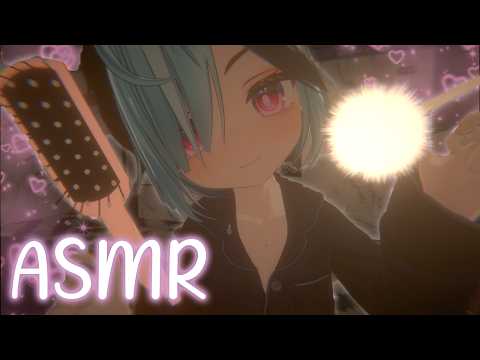 Sleepover With Your Little Sister! Let's Relax 💕 VRChat 3DIO ASMR