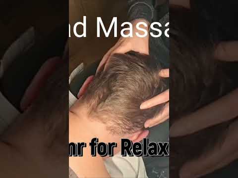 Asmr head massage #hair #asmr #hairstyle