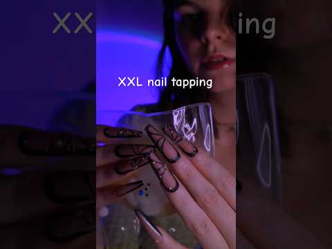 long nail tapping on plastic squishy 🐶🍌 #asmr