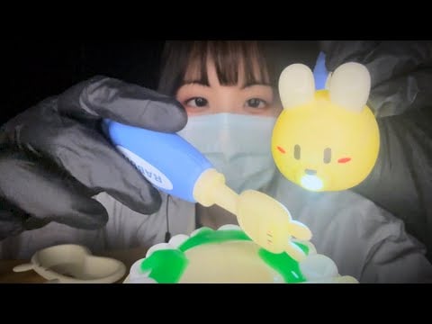 【ASMR】おもちゃの歯医者さんでロールプレイ🦷REALISTIC deep dental cleaning