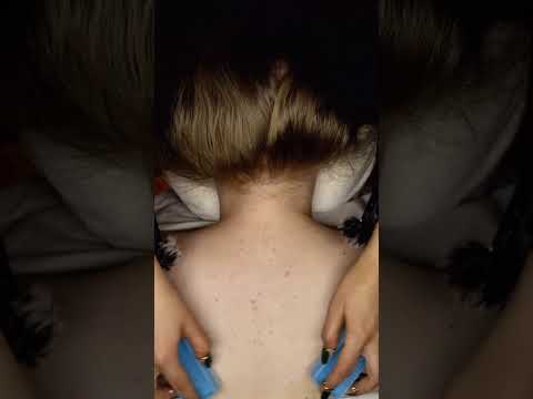 🌀🩵🌊 #asmr #relax #asmrmassage #backscratching #asmrnotalking