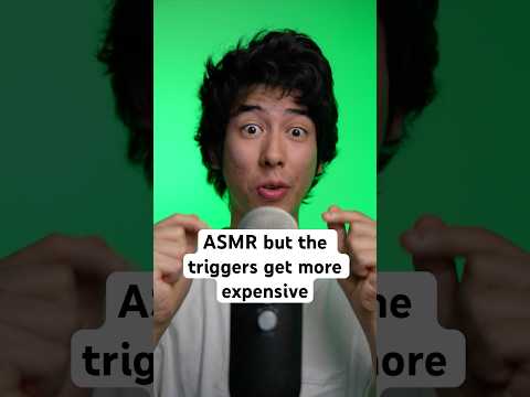 ASMR but the triggers get MORE expensive... #asmr