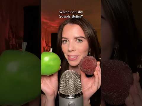 Which squishy sounds better ? MellowSquish 💗Use code : JEMMAASMR for 10% off #asmr #relax #squishy