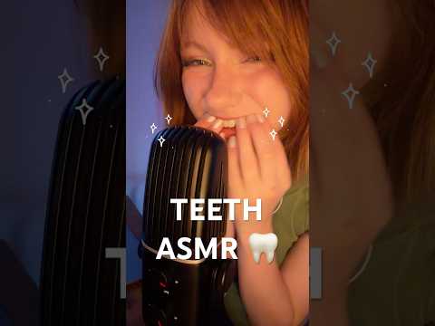 ASMR TEETH SOUNDS with the X-TUGA X-4 microphone - Stereo L / R test #asmr #satisfying #relax