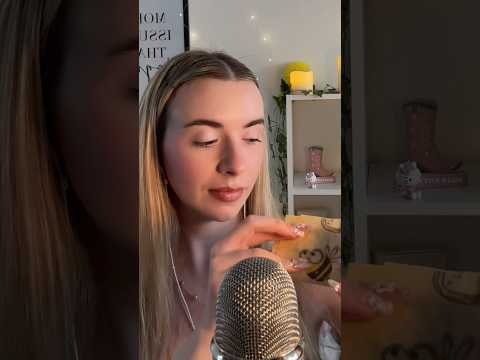 ASMR which trigger sounds best? 🐝🍩💕 #asmrtriggers #asmrsounds