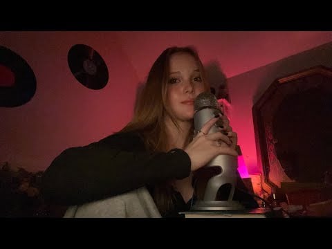 asmr chill chatting + random triggers