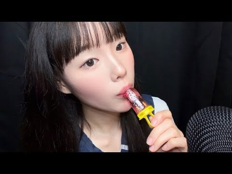 🍬 쥬시드롭 캔디 먹방 ASMR | Juicy Drop Pop Candy Mukbang | Sweet Crunch & Chew Sounds