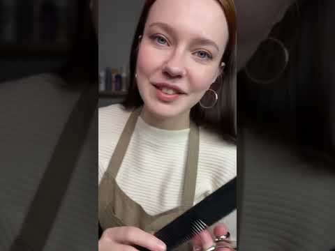 АСМР парикмахерская, ты клиент, я стилист