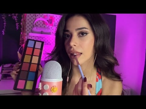 🧠 BU  VİDEO BEYNİNİ ERİTMEK İÇİN ÇEKİLDİ 🫠 ASMR TÜRKÇE spit painting, inaudible whispers…