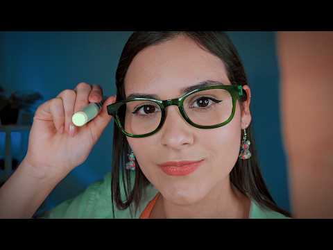 ASMR Dermatologista Exame no rosto e cuidados |fala suave✨️