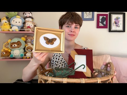 ASMR Thrift Store Decor Finds ! 🍂 🦋 (soft spoken + tapping and scratching)