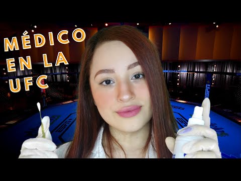 MÉDICO EN LA UFC | CURO TUS HERIDAS Y TE EXAMINO | ROLEPLAY ASMR Español