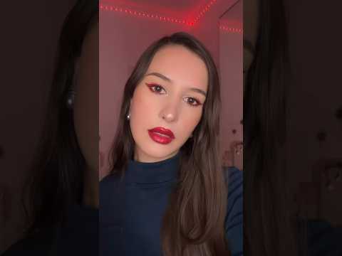 Shut up and be pretty 🤐✨ #makeuptransition #redmakeuplook #redlips #glowup