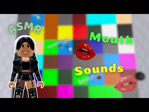 [Roblox ASMR] ✨WET & STICKY✨ MOUTH SOUNDS 🤤👄 | Color Block Tower
