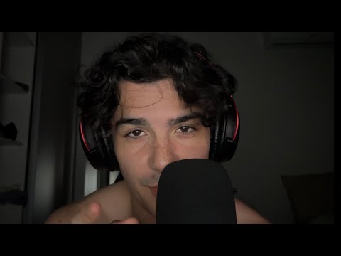 Whispered Rambling ASMR with Mouth Sounds and Mic Triggers 🫠 :)