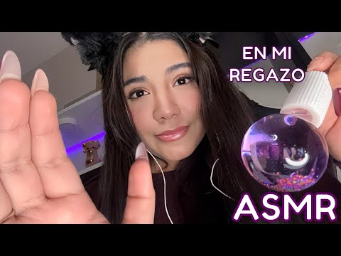 ASMR EN MI REGAZO ❤️/ ATENCIÓN PERSONAL para DORMIR como BEBÉ / B3S0S ECHADO EN MI PIERNA