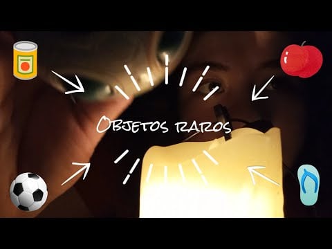 ASMR • Objetos raros 🥫🍎⚽🩴