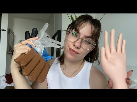 ASMR Glove Shop (Latex,Leather sounds)