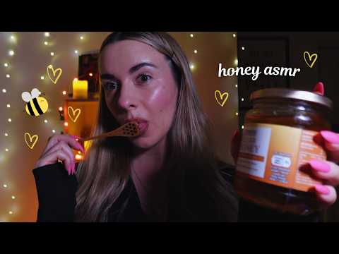 ASMR honey & mouth sounds 🍯🐝