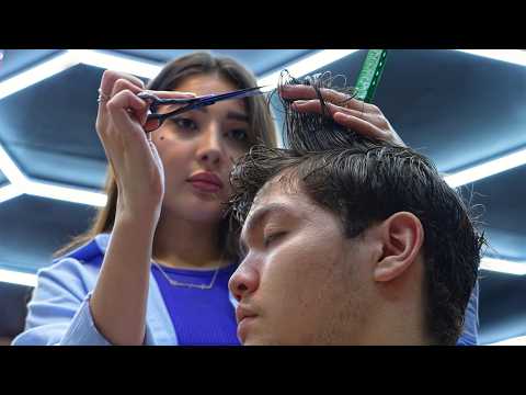 💈(ASMR) This Transformation Will Make You Want Anastasia as Your Barber