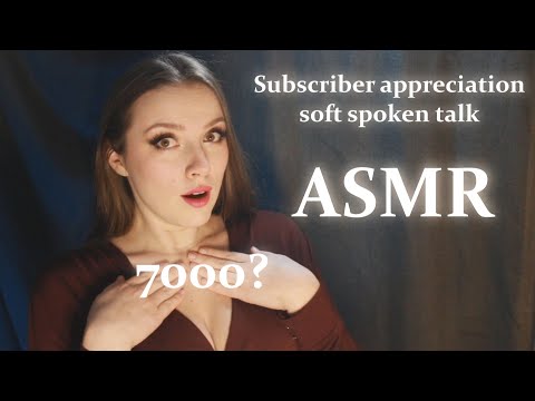 7000 subs Q&A Soft spoken close up ASMR Russian accent