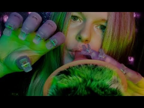 ASMR | Lo-fi Funnel Mouth Sounds, Fluttering Nail Clip Tapping.