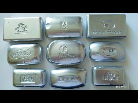 Dry Soap carving ASMR\ relaxing sounds\ No talking. Satisfying ASMR video\ Cutting soap