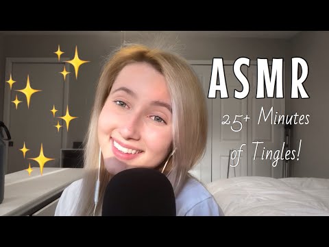 ASMR || 25+ Mins of THE MOST REQUESTED TRIGGERS ✨ (SK, Plucking, Pen Nibbling & More!)