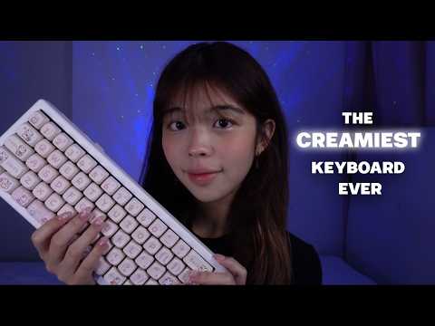 The CREAMIEST Keyboard ASMR ever!