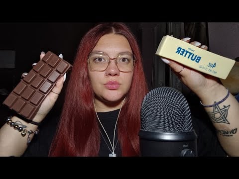 SUPER STICKY BUTTER & CHOCOLATE SQUISHY 😴💜 | ASMR ITA 